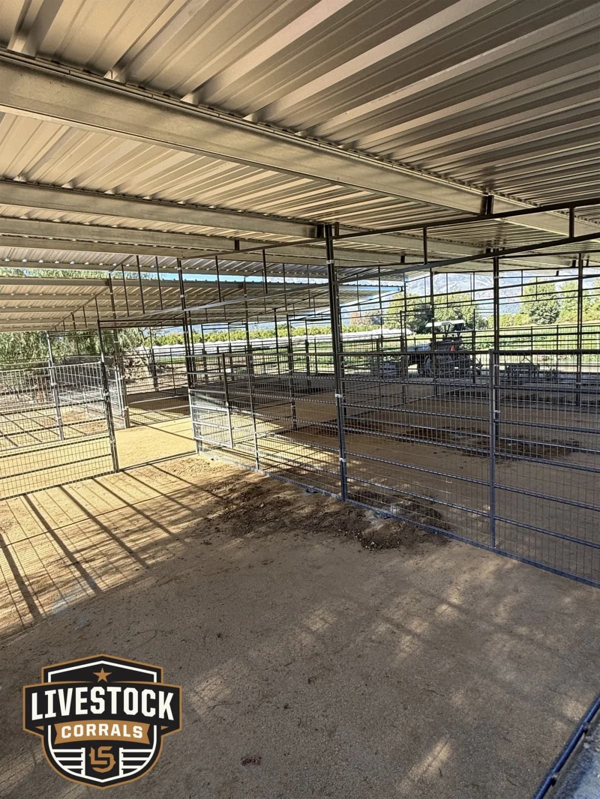 Pro Equine Facility Mare Motel | Fully Covered 12×24 Stalls | 6 ft Welded Wire Panels, view 12
