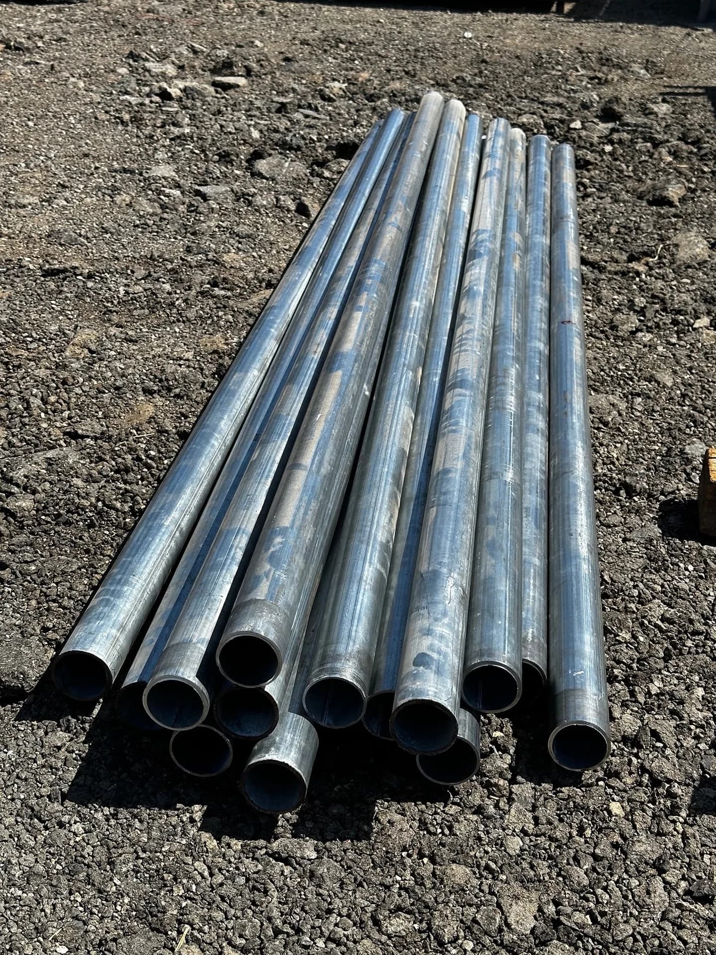 8 ft × 2-3/8" Post – Schedule 40 – Galvanized – No End Cap, view 4