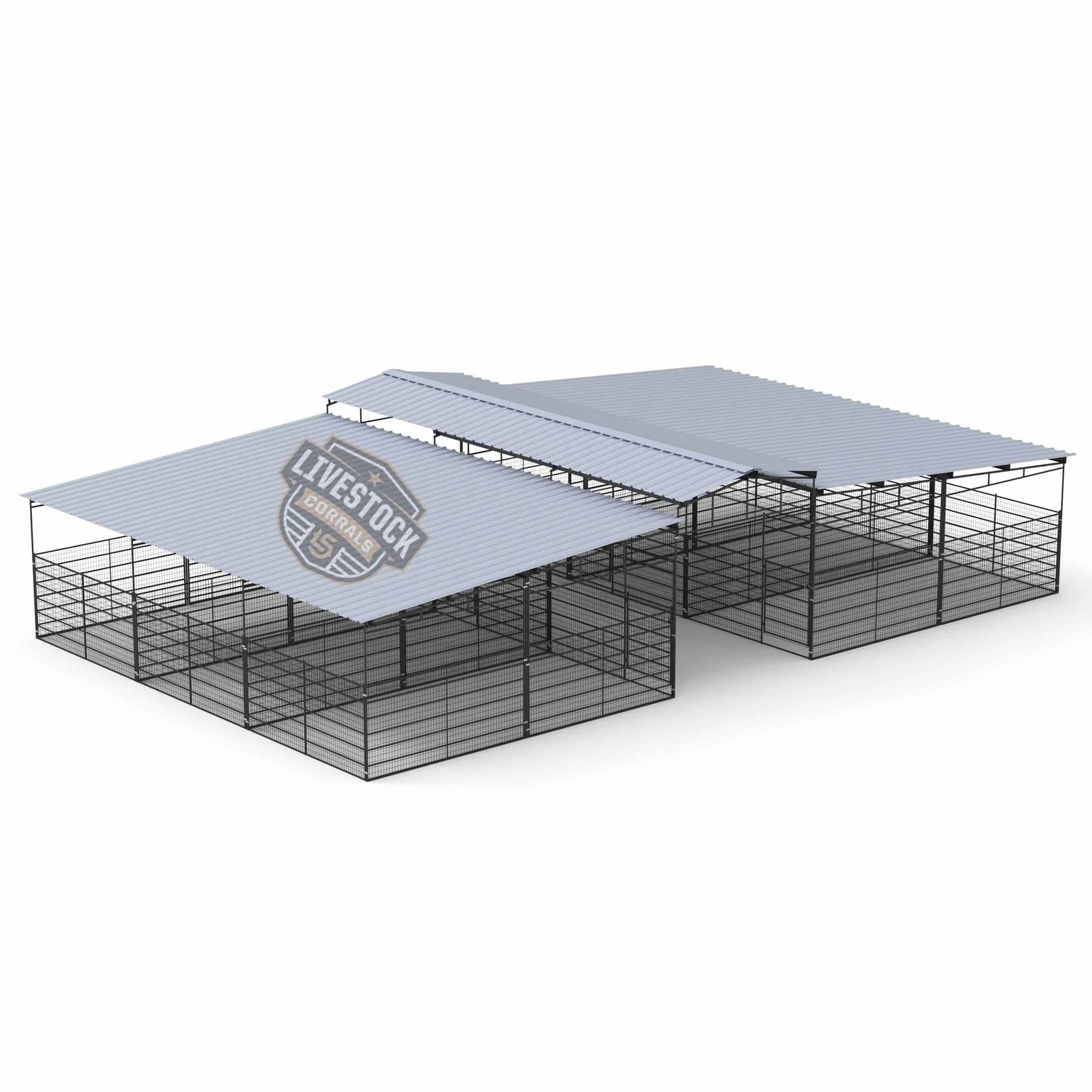 Pro Equine Facility Mare Motel | Fully Covered 12×24 Stalls | 6 ft Welded Wire Panels, view 9
