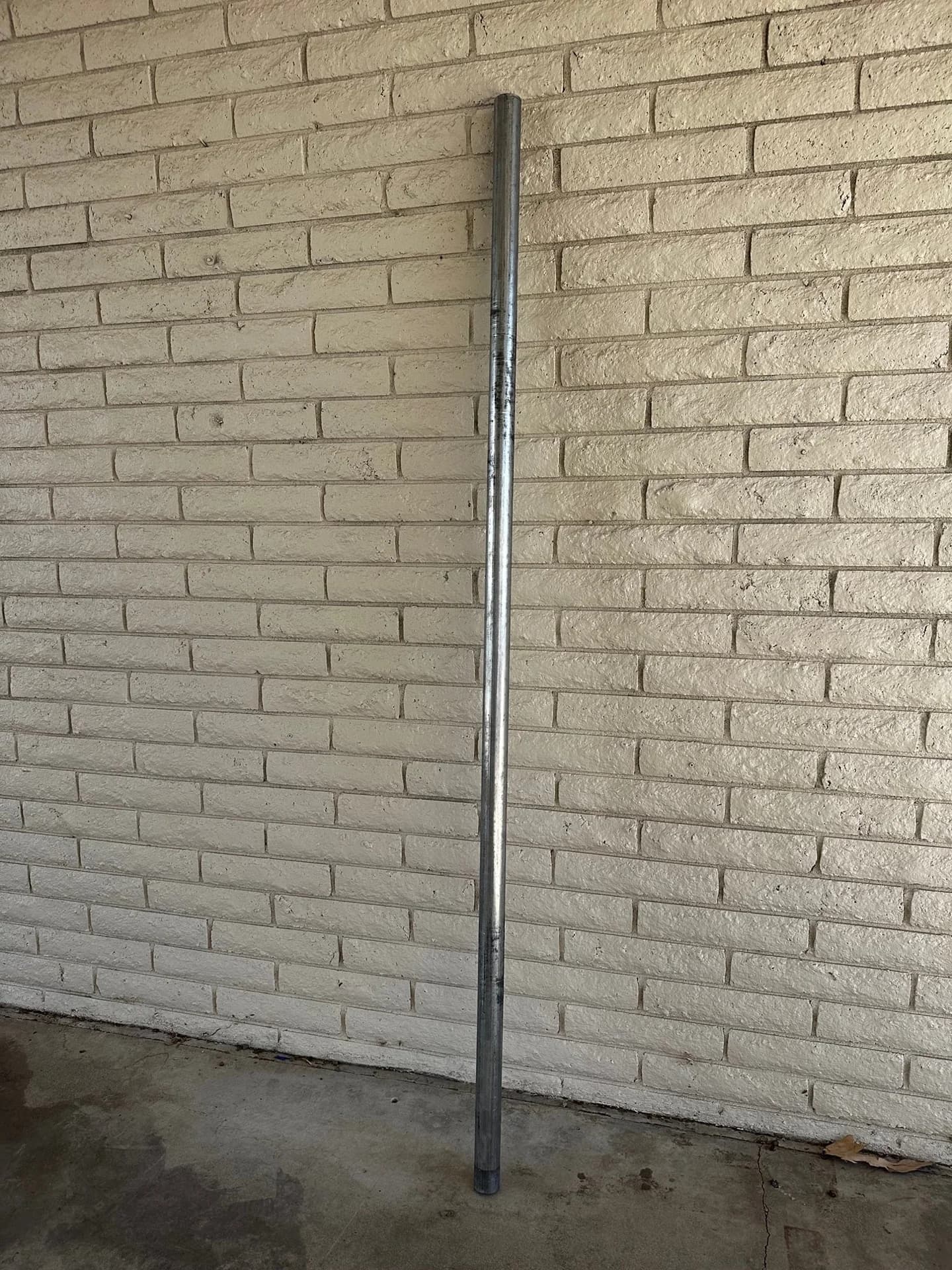 8 ft × 2-3/8" Post – Schedule 40 – Galvanized – No End Cap, view 2