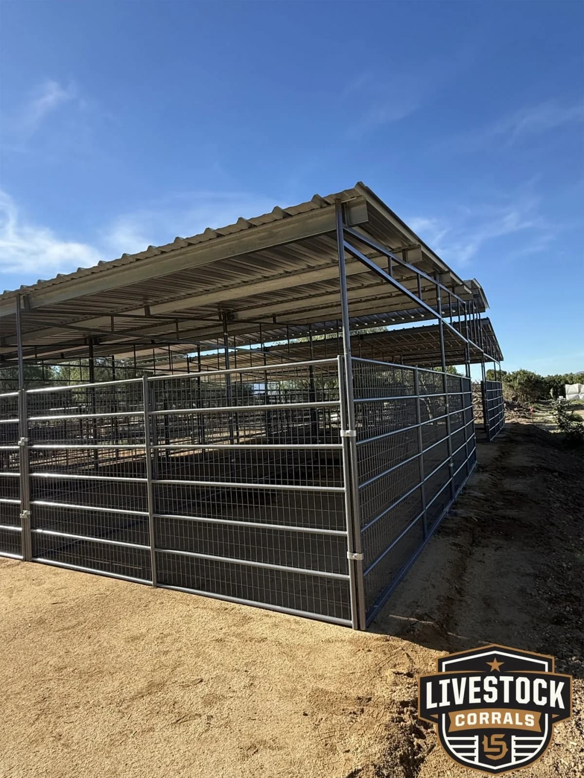 Pro Equine Facility Mare Motel | Fully Covered 12×24 Stalls | 6 ft Welded Wire Panels, view 4