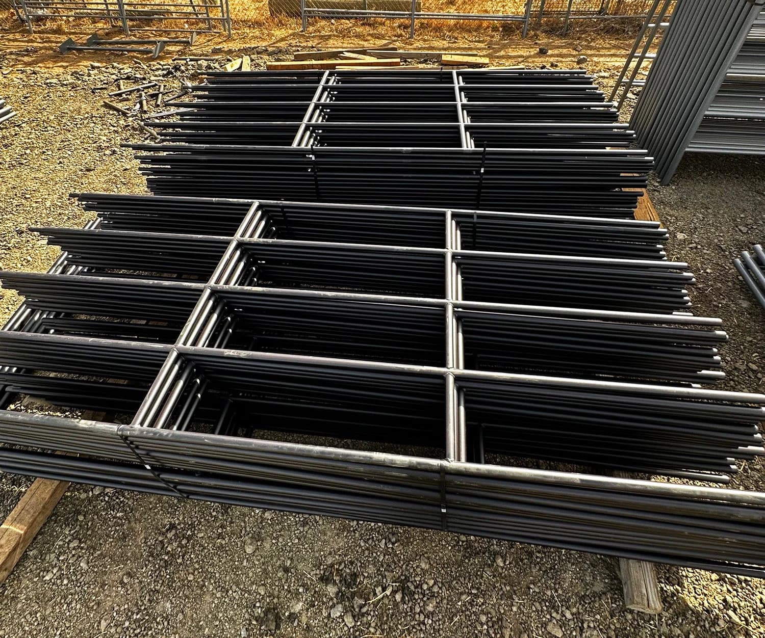 10 ft Continuous Fence Panel, Powder-Coated, 1-1/4" (5-Rail), view 2