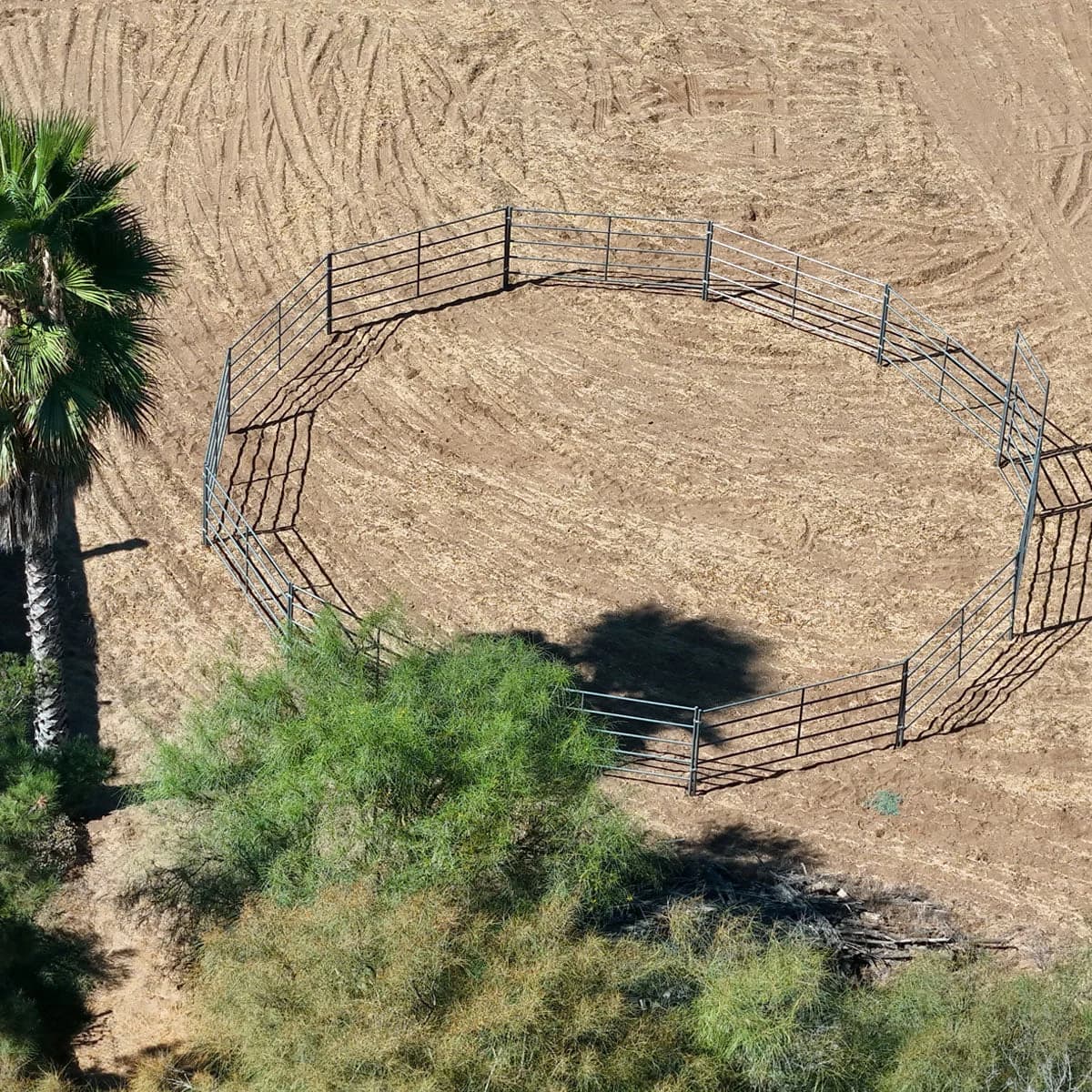 40 ft Round Pen (5-Rail) 14-Gauge Steel, view 5