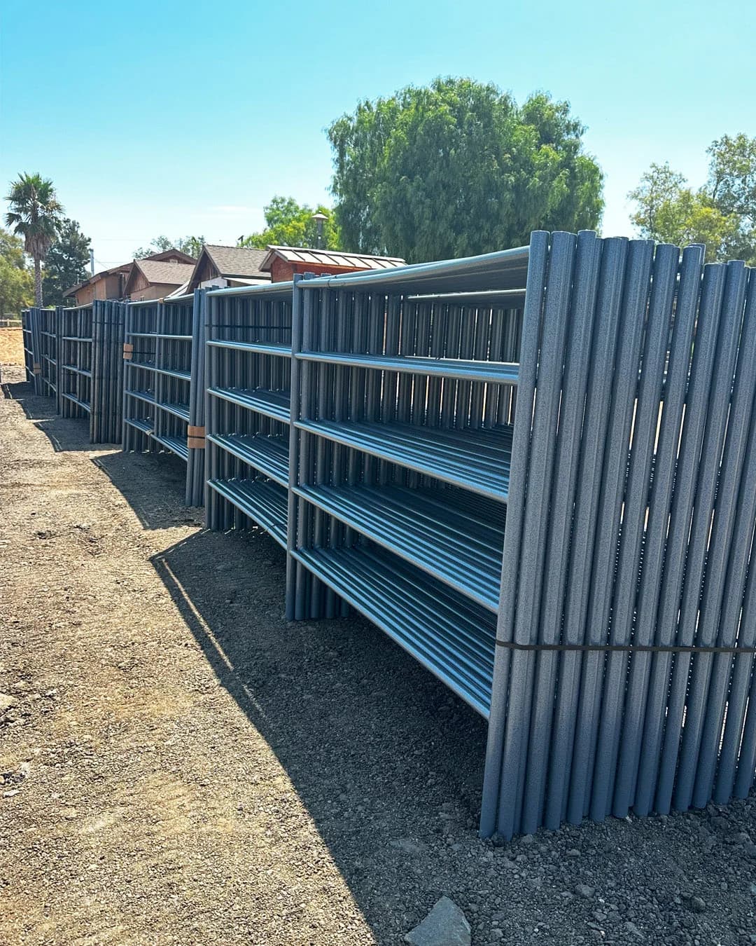 140 ft × 240 ft Riding Arena (4 Rail) 14-Gauge Steel Rustic, view 6