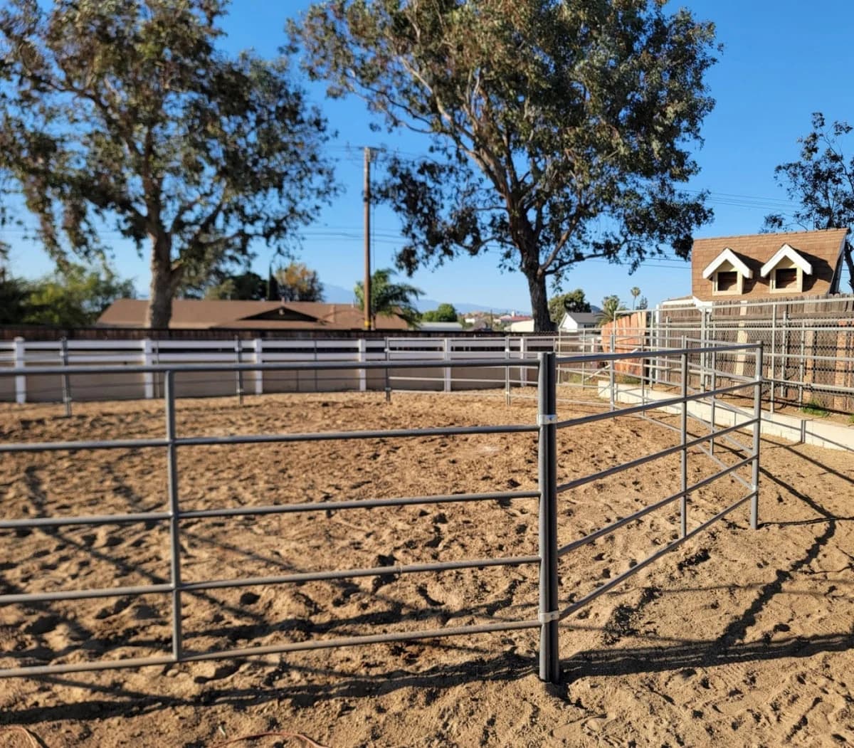 40 ft Round Pen (5-Rail) 14-Gauge Steel, view 7