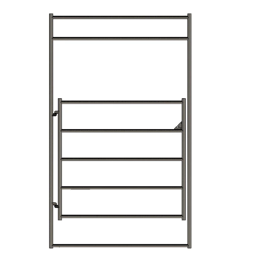 40 ft Round Pen (5-Rail) 14-Gauge Steel, view 8