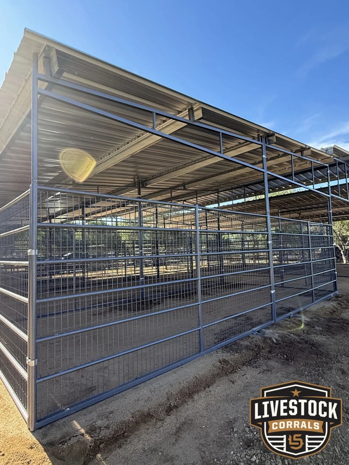 Pro Equine Facility Mare Motel | Fully Covered 12×24 Stalls | 6 ft Welded Wire Panels, view 10
