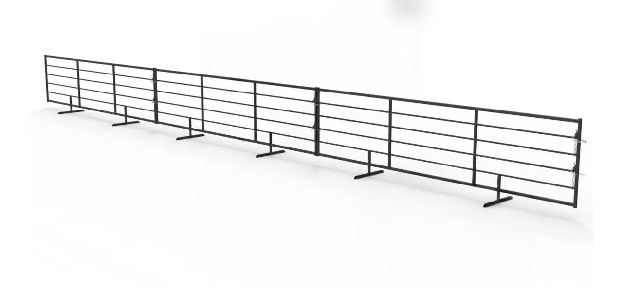 20 ft Cattle Livestock Panels 2-3/8" 14 Gauge – Freestanding with Detachable Feet, view 5