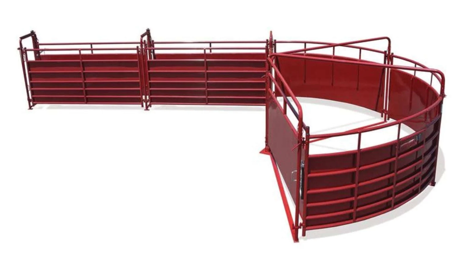 Sheeted Sweep Cattle System, 180 Degrees with Adjustable 20 ft Alley
