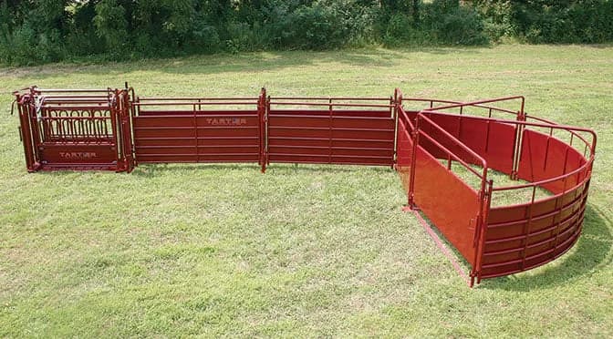 Sheeted Sweep Cattle System, 180 Degrees with Adjustable 20 ft Alley - view 2
