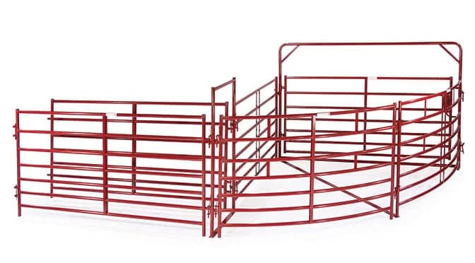 Value 90-Degree Cattle Sweep with 10 ft Alley