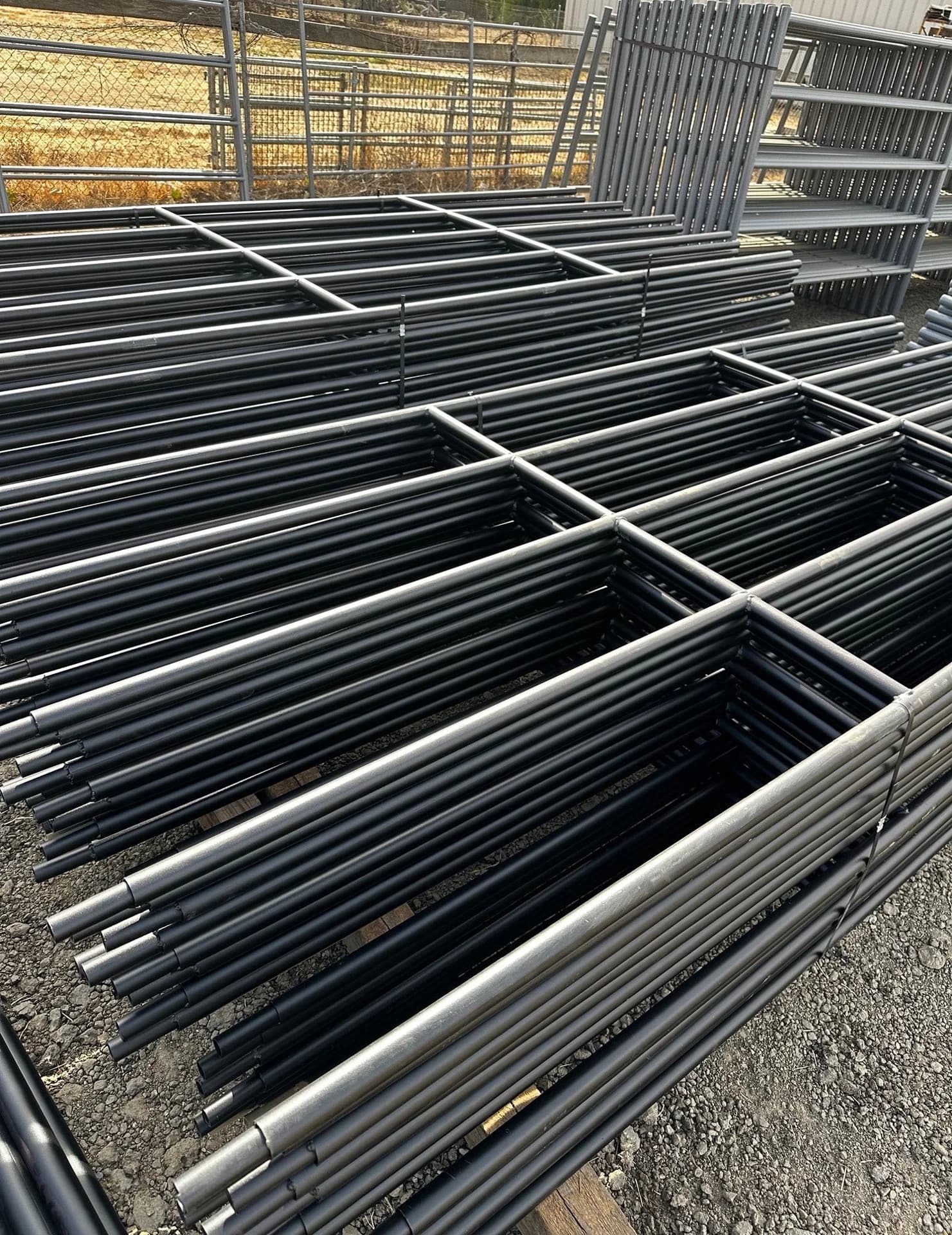 10 ft Continuous Fence Panel, Powder-Coated, 1-1/4" (5-Rail), view 5