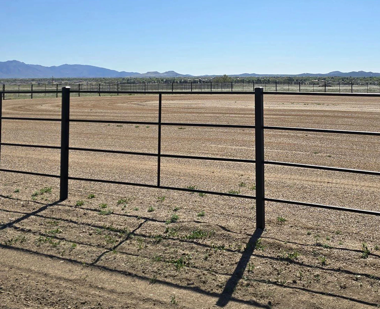 powder coated continuous fence panels