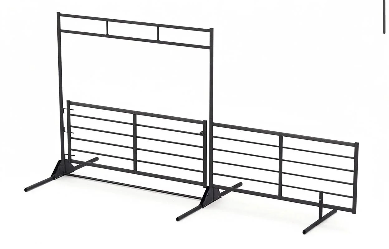 20 ft Cattle Livestock Panels 2-3/8" 14 Gauge – Freestanding with Detachable Feet — HOW TO CONNECT THEM TOGETHER