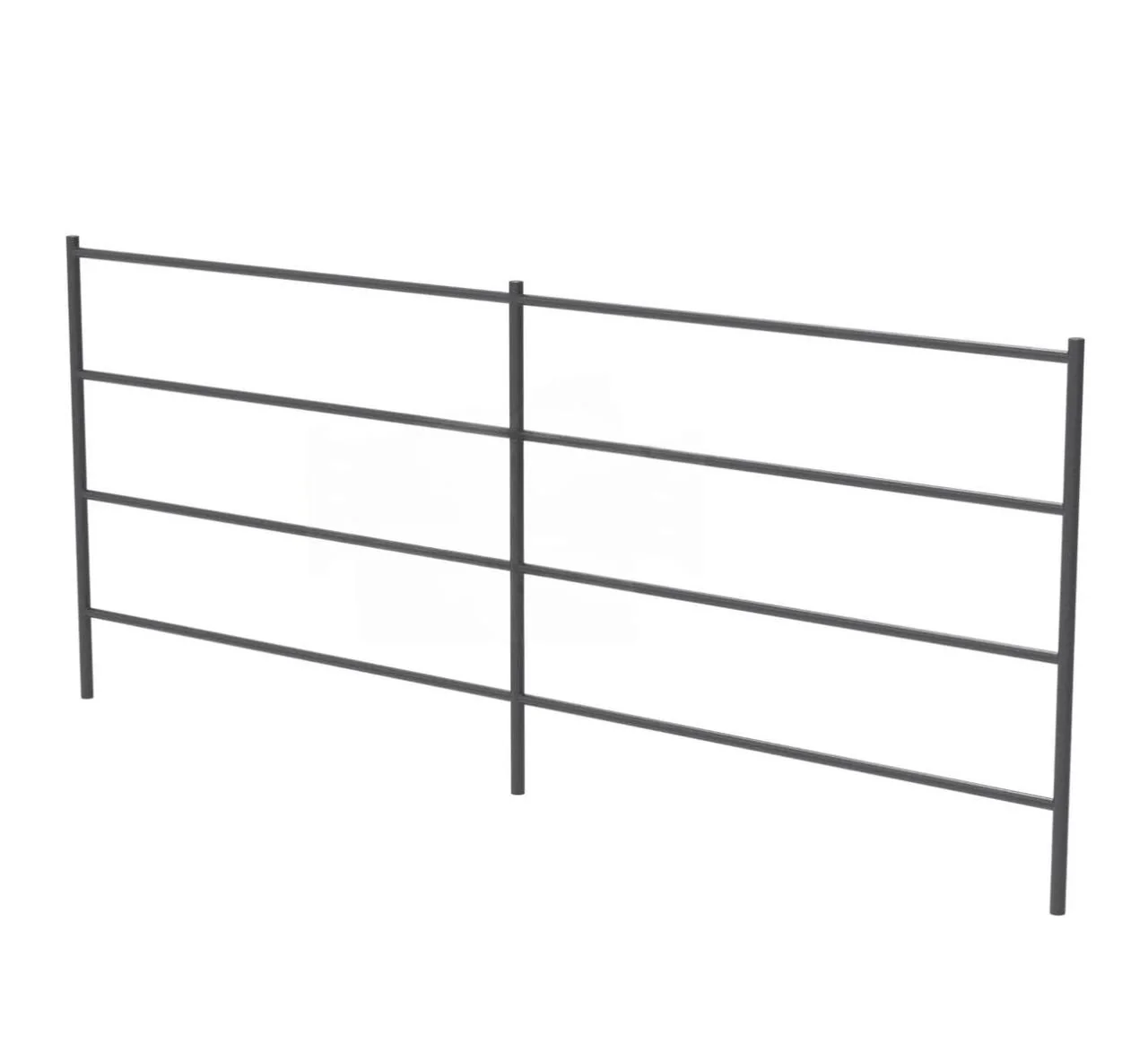 Premium 12×5 four-rail horse corral panel