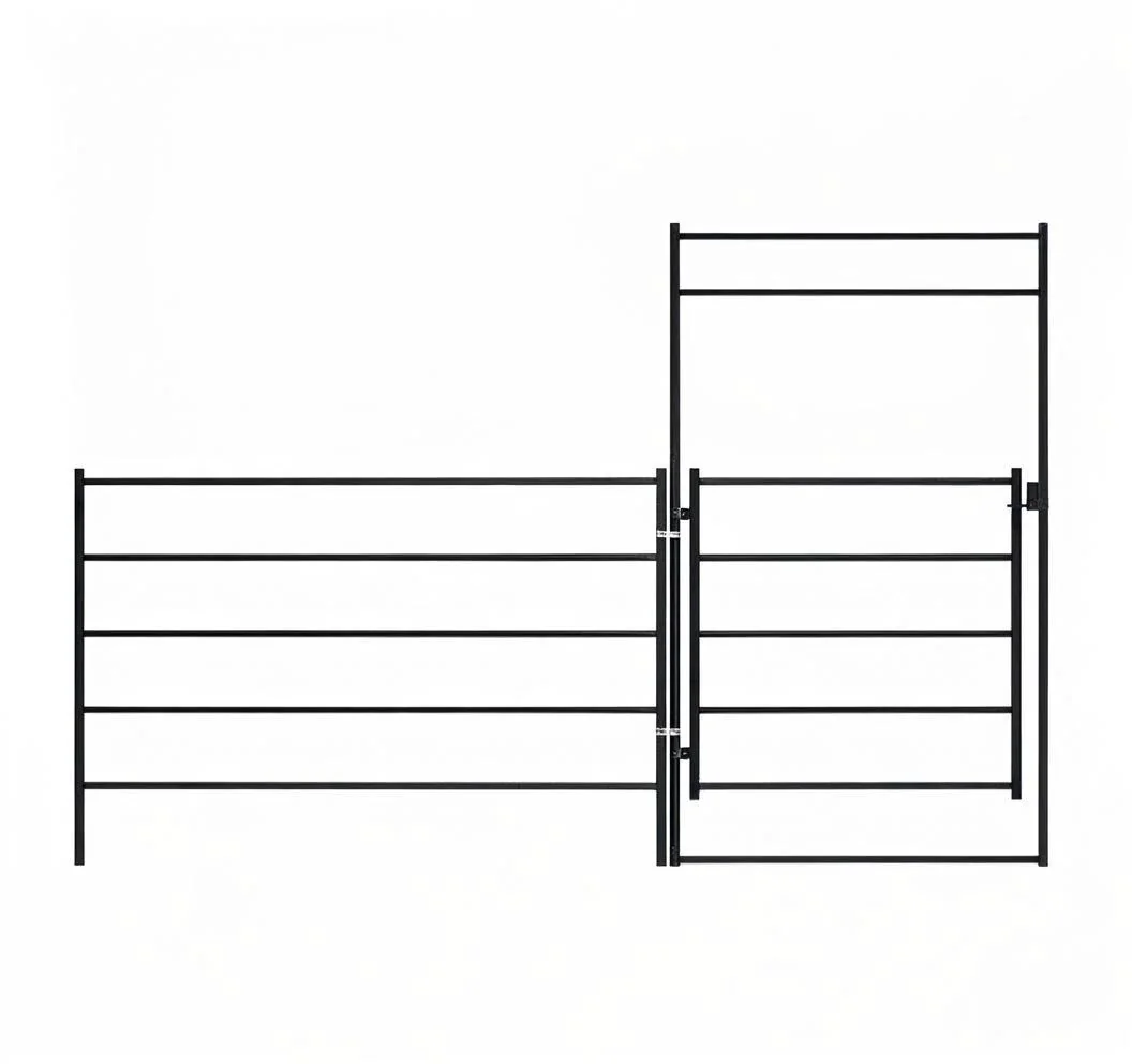 Panel Gate Combo 12 ft 5-Rail — PANEL GATE COMBO DETAILS