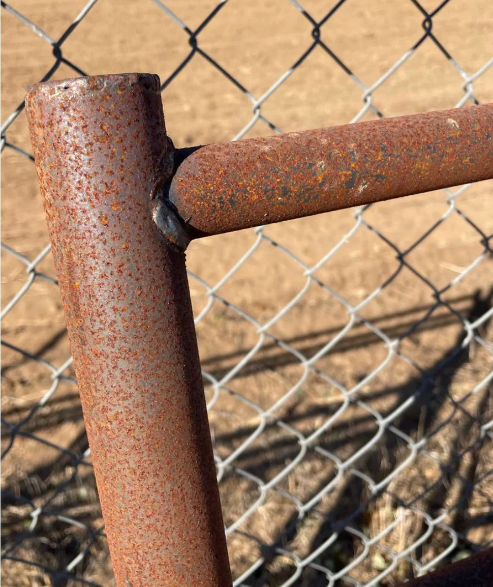 50 ft Round Pen (4-Rail) 14-Gauge Steel Rustic — product detail photo